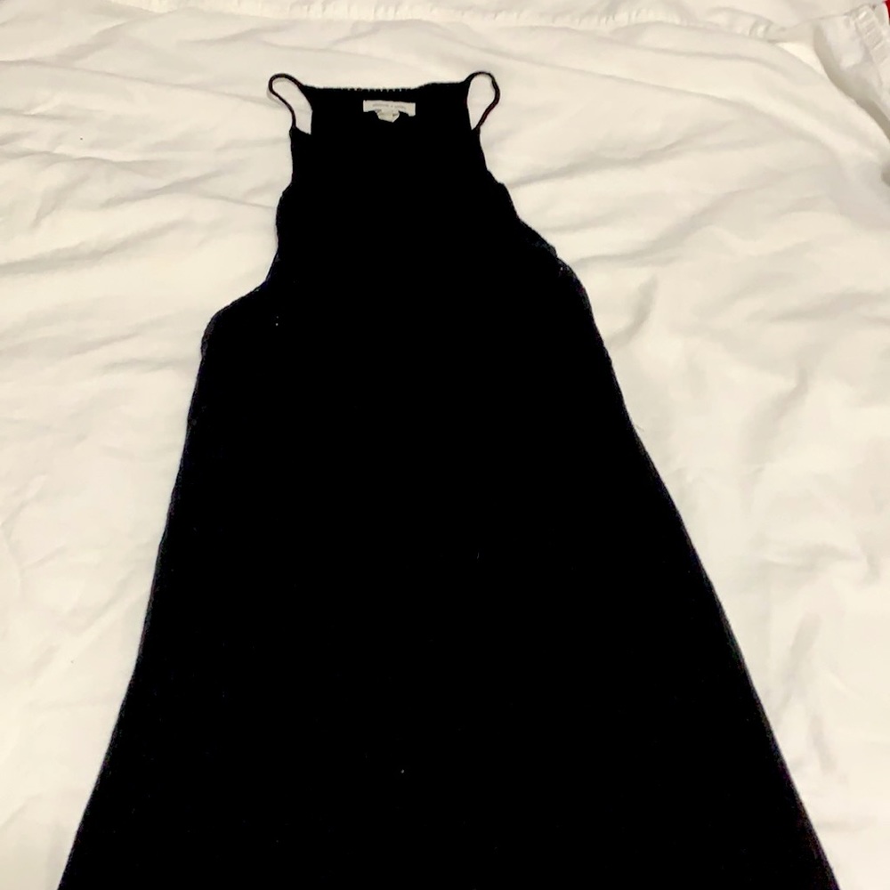 Halter black dress teens